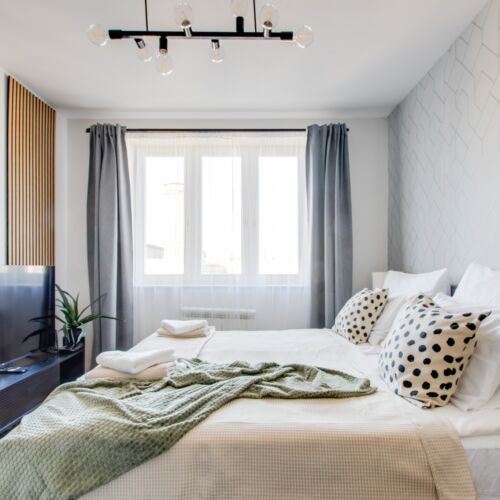 Studio Apartman pro 3 os. s 1 ložnicí na poschodí