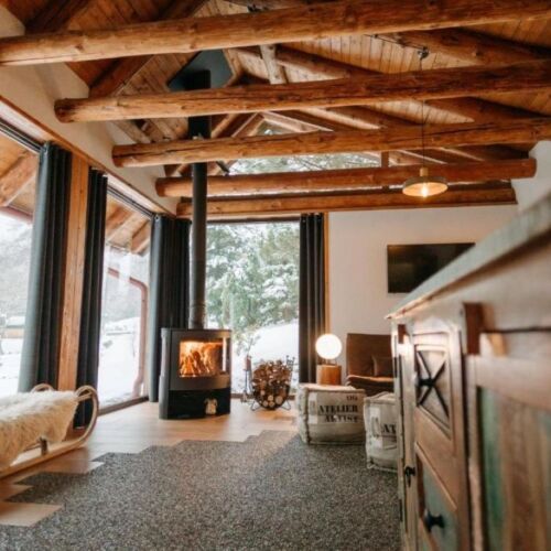 Domek letniskowy 2-osobowy z prysznicem z aneksem kuchennym