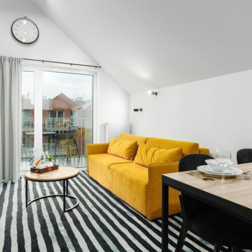 Apartament 4-osobowy Premium z klimatyzacją z 2 pomieszczeniami sypialnianymi