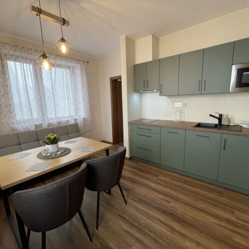 Apartament la etaj cu vedere spre munte cu 2 camere pentru 4 pers.
