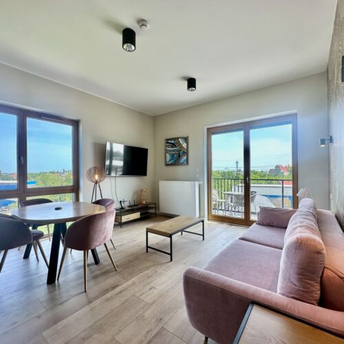 Apartament 5-osobowy Przyjemny wystrój wnętrz Deluxe z 3 pomieszczeniami sypialnianymi