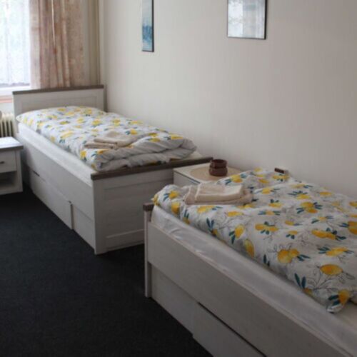 Pokoj se společnou koupelnou pro 2 os. přízemní