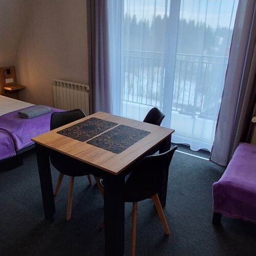 1-Room Balcony Apartment for 3 Persons with Own Kitchenette