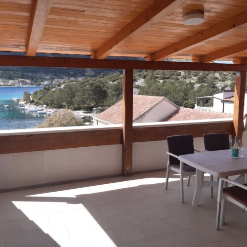 1-Zimmer-Apartment für 4 Personen mit Klimaanlage und Aussicht auf das Meer