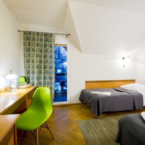Mountain View Pleasant Interior Design Double Room