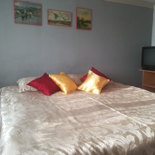 Pokój 2-osobowy ze wspólną łazienką z widokiem na ogród (możliwa dostawka)