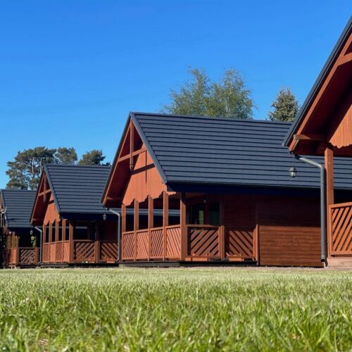 Domek drewniany 6-osobowy parterowy Przyjazny podróżom rodzinnym