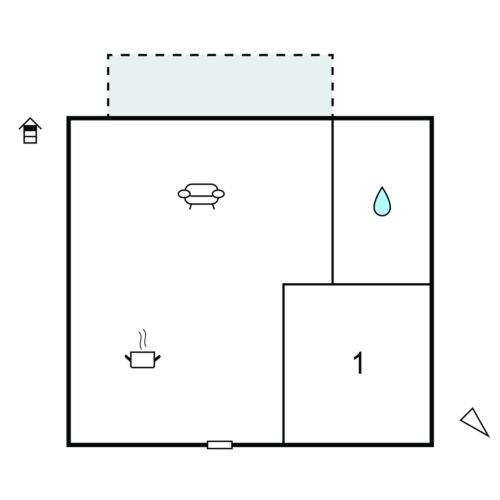 Apartman (jako celek) pro 3 os.