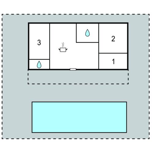 Domek całoroczny 6-osobowy 