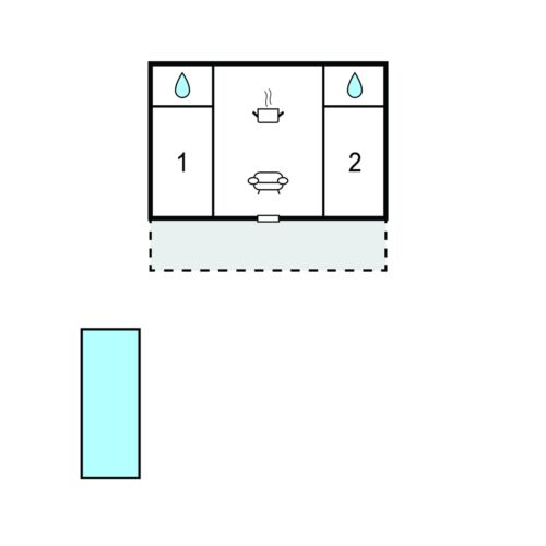 Domek całoroczny 5-osobowy 
