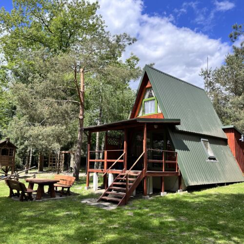 Domek letniskowy 5-osobowy z widokiem na jezioro