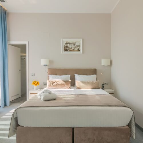 Deluxe Pokoj s balkónem s manželskou postelí