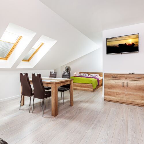 Pokój 5-osobowy z łazienką z aneksem kuchennym