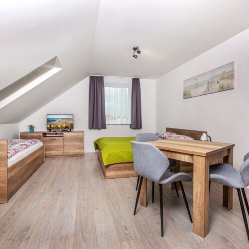 Pokój 3-osobowy z łazienką z aneksem kuchennym