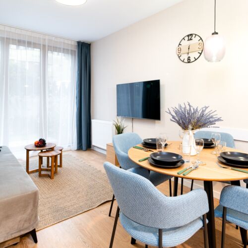 2-Room Apartment for 4 Persons with Terrace and Own Kitchenette