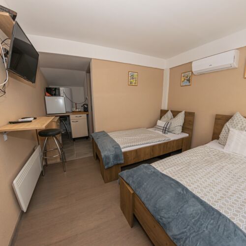 Panoramic Ground Floor 1-Room Apartment for 2 Persons