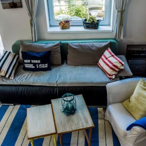 Domek całoroczny 6-osobowy Przyjazny podróżom rodzinnym z widokiem na ogród