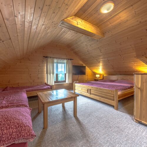 Mansard Quadruple Room (extra bed available)