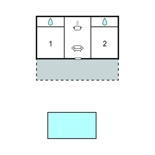 Domek całoroczny 6-osobowy 