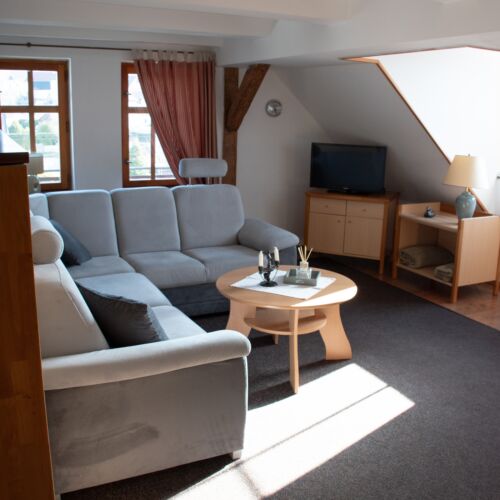 Panoramic Upstairs 1-Room Apartment for 2 Persons (extra beds available)