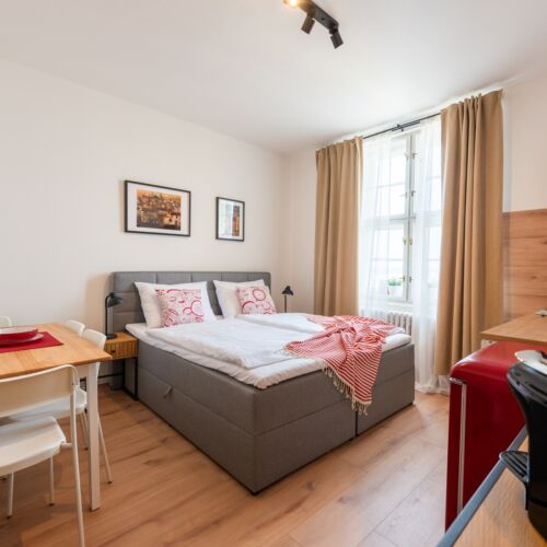 Mansard 2-Room Family Apartment for 4 Persons