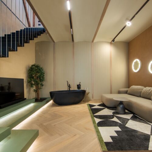 Apartament deluxe la parter cu 1 camera pentru 2 pers.