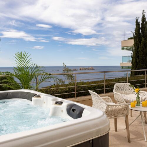 Pogled na more Sa terasom apartman za 5 osoba(e) sa 2 spavaće(om) sobe(om)