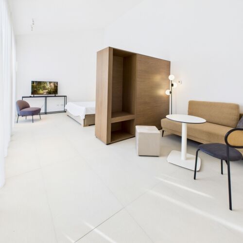 Executive Suita s manželskou postelí s 1 ložnicí na poschodí