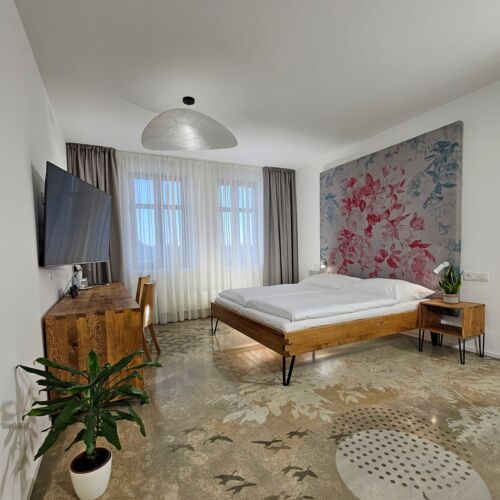 City View Upstairs Double Room (extra bed available)