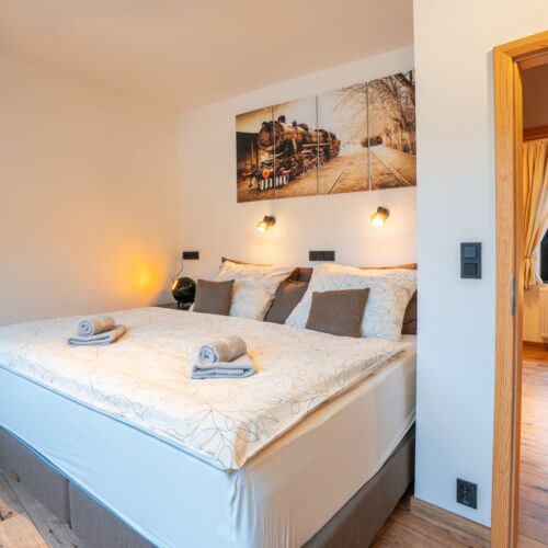 Pogled na planine Na katu apartman za 8 osoba(e) sa 4 spavaće(om) sobe(om)
