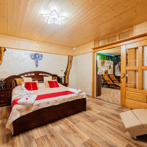 Apartament vip romantică cu 1 camera pentru 2 pers. (se poate solicita pat suplimentar)