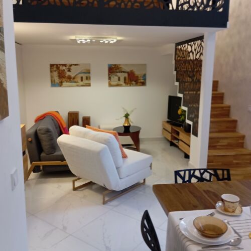 Pleasant Interior Design 2-Room Family Apartment for 4 Persons