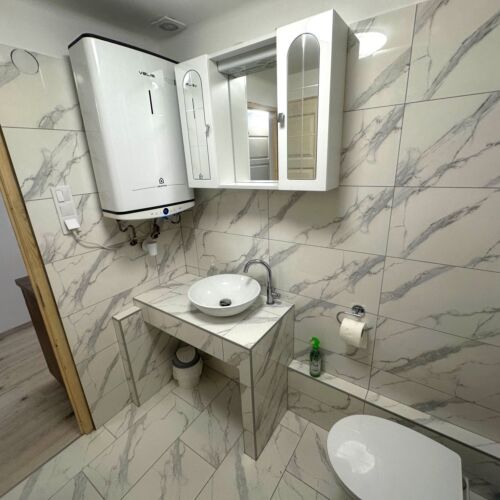 River View Upstairs 2-Room Apartment for 5 Persons