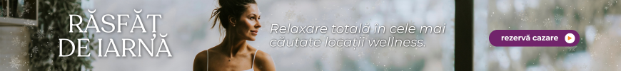 Relaxare wellness de iarnă! Rezervă sejur cu spa!
